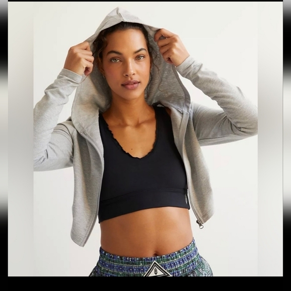 Free People movement Kadi Shrunken Hoodie size XS - Picture 2 of 9